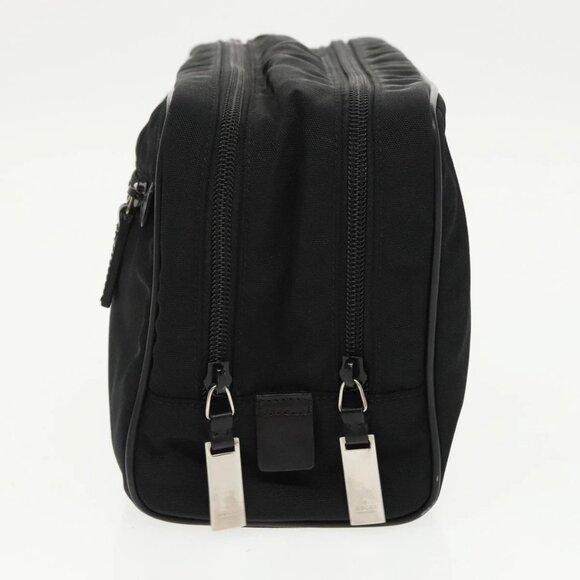 GUCCI Clutch Bag Nylon Black Silver Auth mr639 - Picture 6 of 16